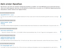 Tablet Screenshot of mein-erster-marathon.blogspot.com