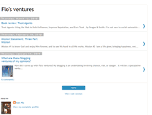 Tablet Screenshot of flosventures.blogspot.com
