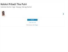 Tablet Screenshot of foto-tikaputri.blogspot.com