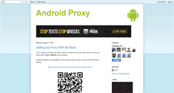 Desktop Screenshot of androidproxy.blogspot.com