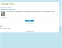 Tablet Screenshot of androidproxy.blogspot.com