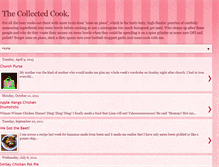 Tablet Screenshot of collectedcook.blogspot.com