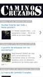 Mobile Screenshot of grupocaminoscruzados.blogspot.com