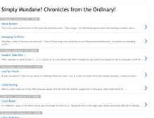 Tablet Screenshot of mundane-chronicles.blogspot.com