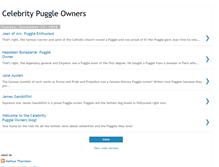 Tablet Screenshot of celebritypugglesowners.blogspot.com