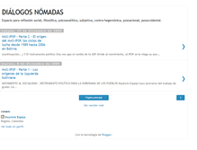 Tablet Screenshot of dialogosnomadas.blogspot.com