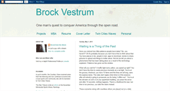 Desktop Screenshot of brockvestrum.blogspot.com