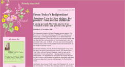Desktop Screenshot of nearlymarried.blogspot.com