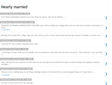 Tablet Screenshot of nearlymarried.blogspot.com