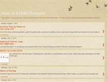 Tablet Screenshot of diaryofachildtherapist.blogspot.com