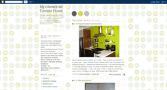 Desktop Screenshot of myoldtorontohouse.blogspot.com