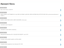 Tablet Screenshot of manzoninews.blogspot.com