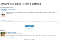 Tablet Screenshot of kampungmaincipulirjakarta.blogspot.com