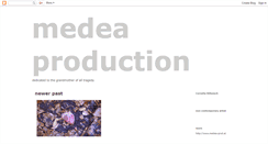 Desktop Screenshot of medeaproduction.blogspot.com
