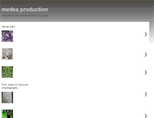 Tablet Screenshot of medeaproduction.blogspot.com