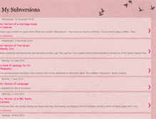 Tablet Screenshot of my-subversions.blogspot.com