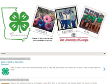 Tablet Screenshot of colquittcounty4h.blogspot.com