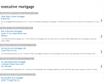 Tablet Screenshot of executivemortgage.blogspot.com