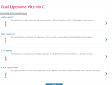 Tablet Screenshot of dualliposomevitaminc.blogspot.com