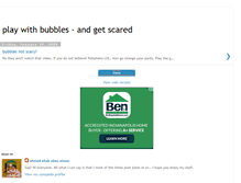 Tablet Screenshot of bubblesnotscary.blogspot.com