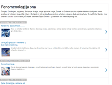 Tablet Screenshot of fenomenologija-sna.blogspot.com