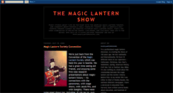 Desktop Screenshot of magiclanternshows.blogspot.com