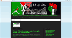 Desktop Screenshot of liberdadepalestina.blogspot.com