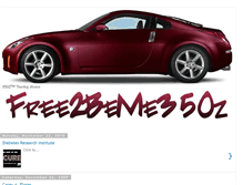 Tablet Screenshot of free2beme350z.blogspot.com