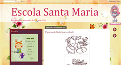 Desktop Screenshot of escola-santamaria.blogspot.com