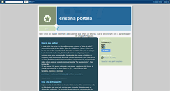 Desktop Screenshot of cristinaportela.blogspot.com