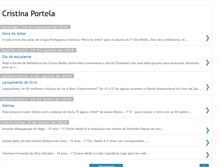 Tablet Screenshot of cristinaportela.blogspot.com