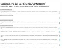 Tablet Screenshot of especialferiadelmueble2006confortcama.blogspot.com