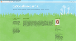 Desktop Screenshot of casonshinecards.blogspot.com