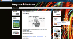 Desktop Screenshot of literariosuspiros.blogspot.com