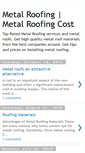 Mobile Screenshot of metal-roofing-resource.blogspot.com