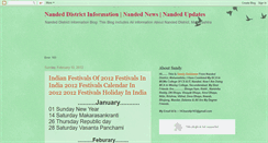 Desktop Screenshot of nandedblog.blogspot.com