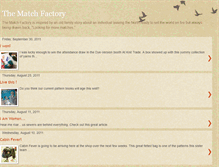 Tablet Screenshot of matchfactory.blogspot.com