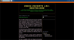 Desktop Screenshot of indiabestescorts.blogspot.com