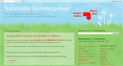 Desktop Screenshot of hamstergehege.blogspot.com