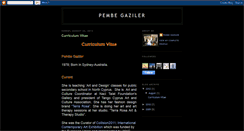 Desktop Screenshot of pembegaziler.blogspot.com