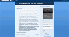 Desktop Screenshot of cantik-menarik-tertarik.blogspot.com