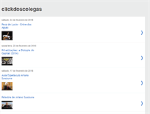 Tablet Screenshot of clickdoscolegas.blogspot.com
