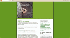 Desktop Screenshot of guiainvestigativa.blogspot.com