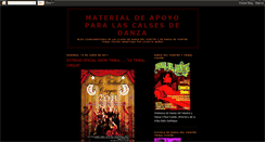 Desktop Screenshot of elcuerpoyladanza.blogspot.com