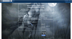 Desktop Screenshot of equinetransport.blogspot.com