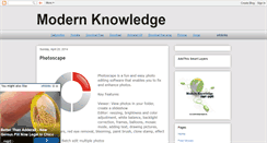 Desktop Screenshot of modernknowledge.blogspot.com