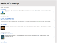 Tablet Screenshot of modernknowledge.blogspot.com