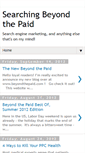 Mobile Screenshot of beyondthepaid.blogspot.com
