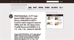 Desktop Screenshot of 3dtelevisionreviewshop.blogspot.com