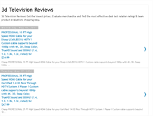 Tablet Screenshot of 3dtelevisionreviewshop.blogspot.com